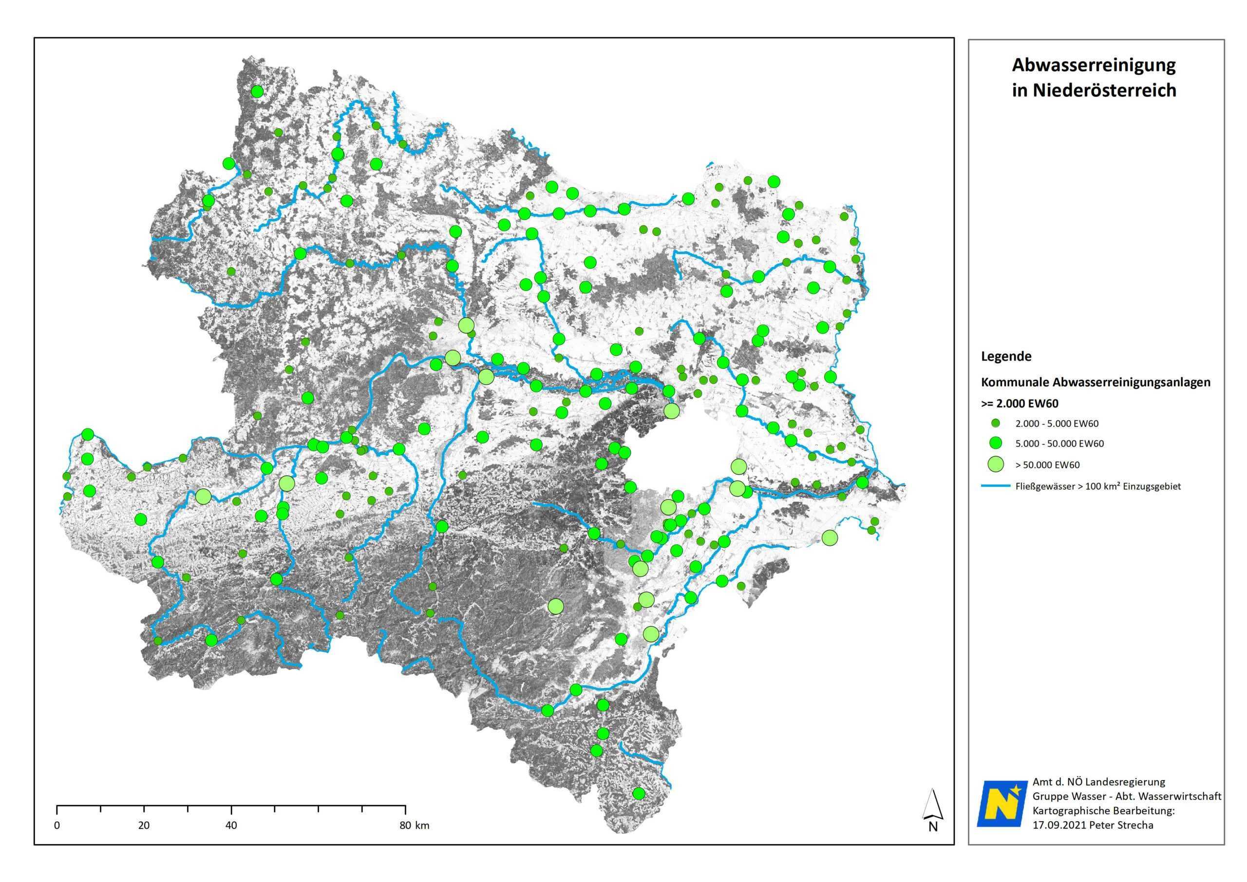 NÖ Kläranlagen mit einer Ausbaukapazität ≥ 2.000 EW (2021) c Gruppe Wasser Land NÖ.jpg