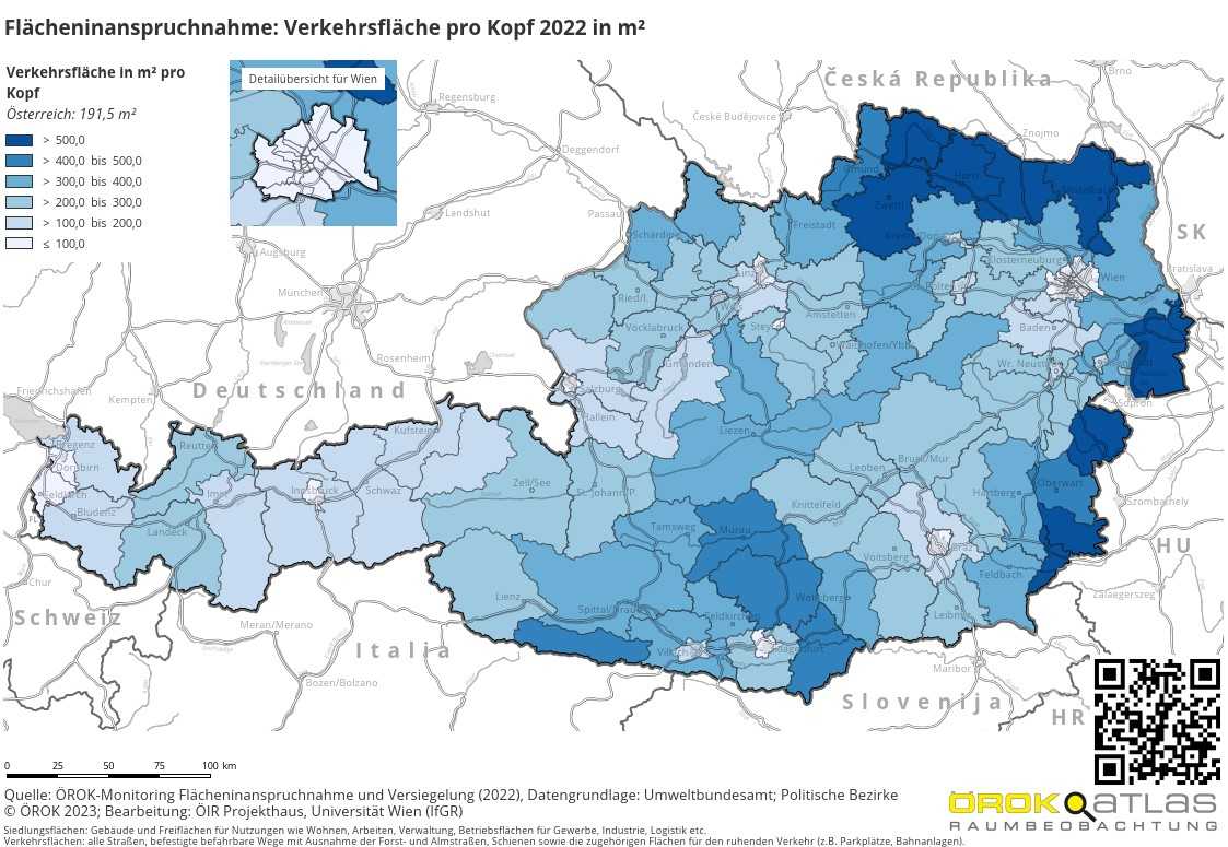 Flächeninanspruchnahme Verkehrsflächen pro Kopf in m² (ÖROK 2022).jpg