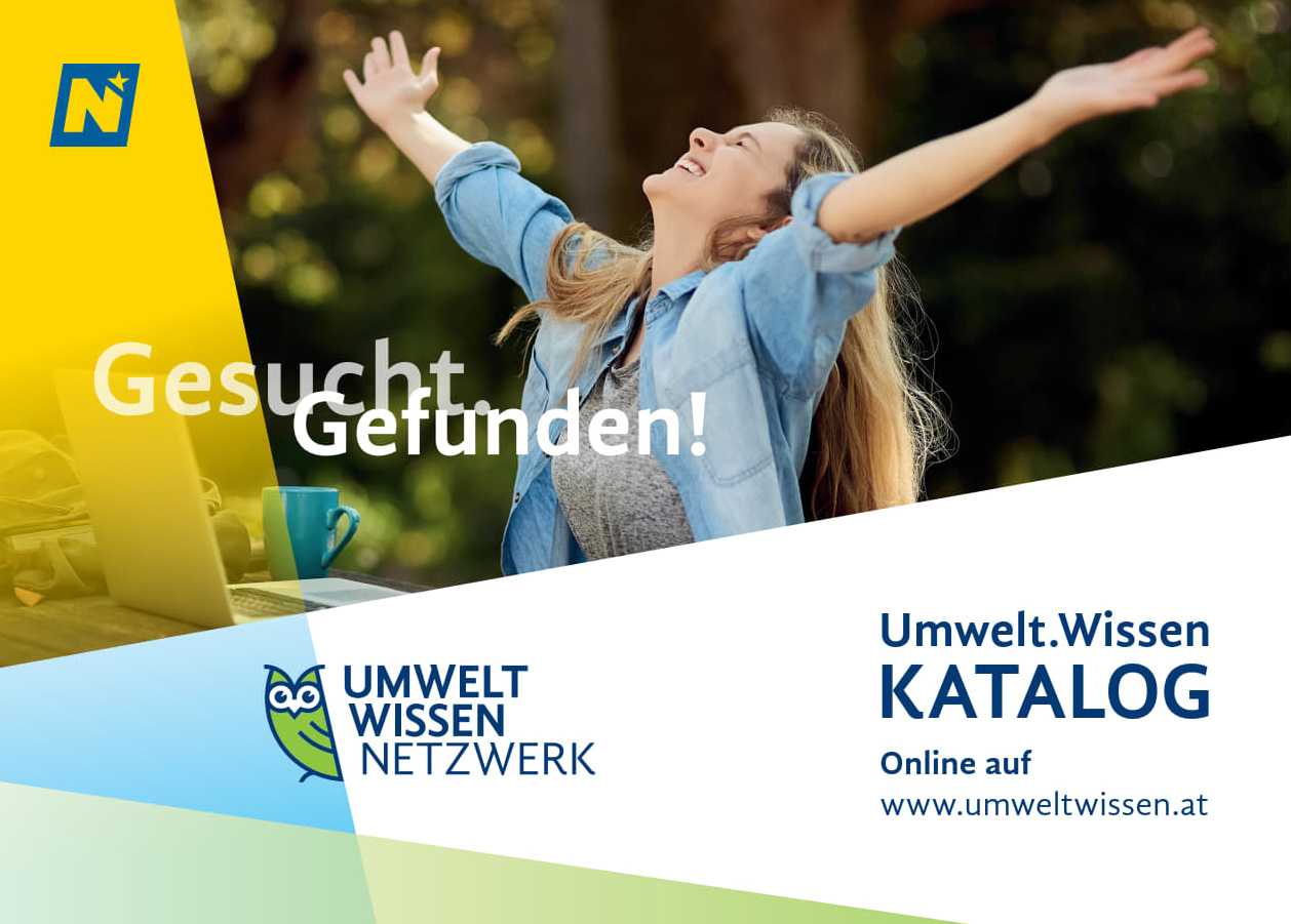 Umwelt Wissen KatalogCoverfrei © Land Niederösterreich, RU3, St.Pölten, 2022